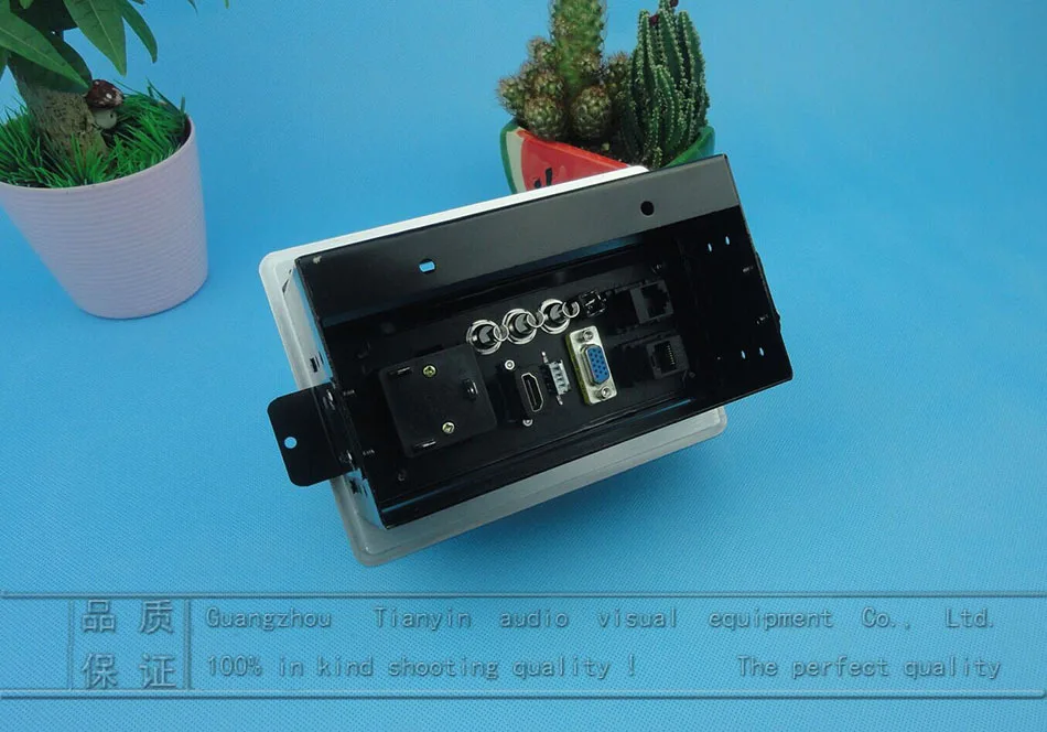 Настольная розетка/Скрытая/Мультимедийная Информационная розетка/Сеть RJ45 HDMI видео аудио VGA USB интерфейс настольная розетка F-118C