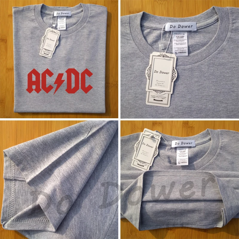 2018 nuevas Camisetas AC/DC Band Rock camiseta hombres Acdc Camisetas gráficas impresión Casual Camiseta cuello redondo Hip Hop manga corta algodón Top