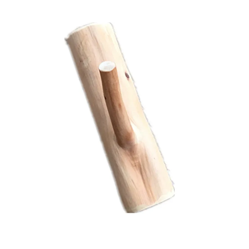 Cypress fork hook wood wall hanger creative pastoral simplicity wood coat rack hanger Mural Wallets nastennaya Wallets wall hooks (1)