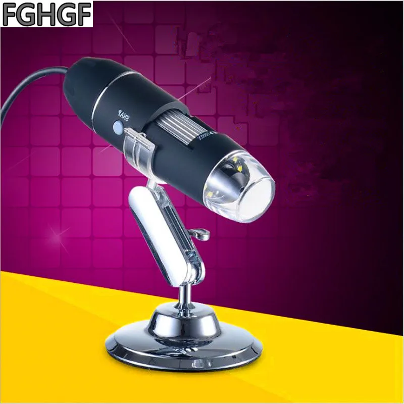 

500 times portable high definition digital microscope USB electronic magnifying glass with camera video recording, New Year gift
