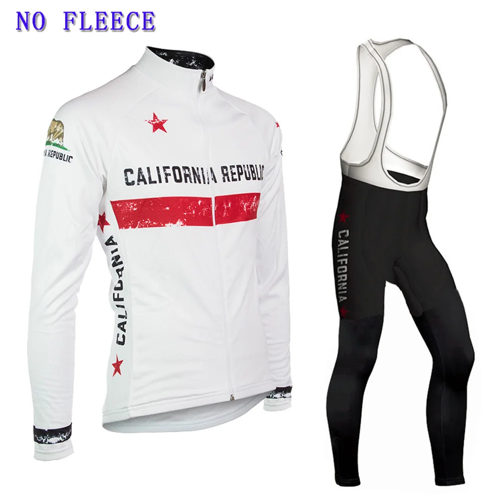 Джерси для велоспорта мужской, с длинными рукавами набор командная форма для велосипедистов нагрудник брюки гелевая подкладка Зимняя шерстяная Джерси или нет шерсти велосипедная одежда - Цвет: men