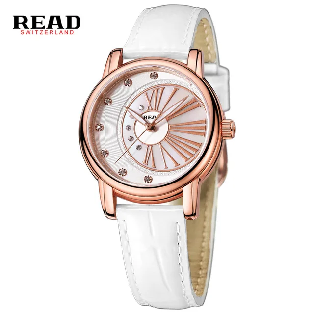 

READ Luxury Fashion Women Watch Women Leather Quartz Wristwatch Ladies Dress Watch Reloj Mujer Montre Femme watches R6083