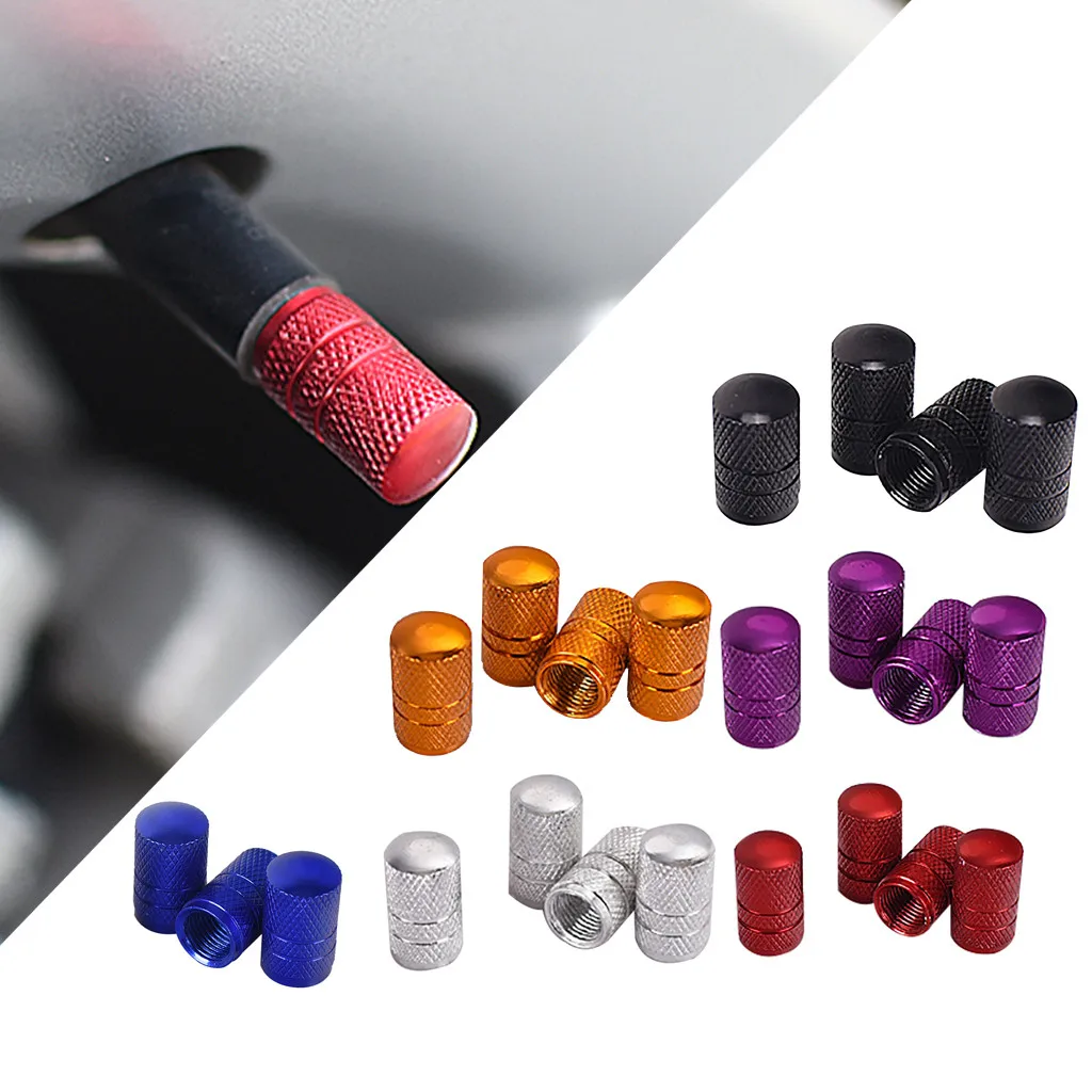 

4pcs Valve Caps Aluminum Alloy Valve Caps Valve Stem Cars Motorcycles Valves Stem Car accessories Car-styling 2019/0.53