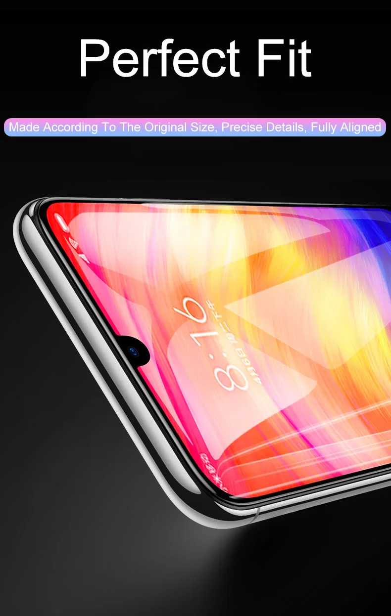 9D полное покрытие из закаленного стекла для Xiao mi Red mi 7 6Pro 6A 5Plus Note 7 6 5 Pro 4X 4Pro Защита экрана для mi 9 9SE A1 A2 F1 пленка