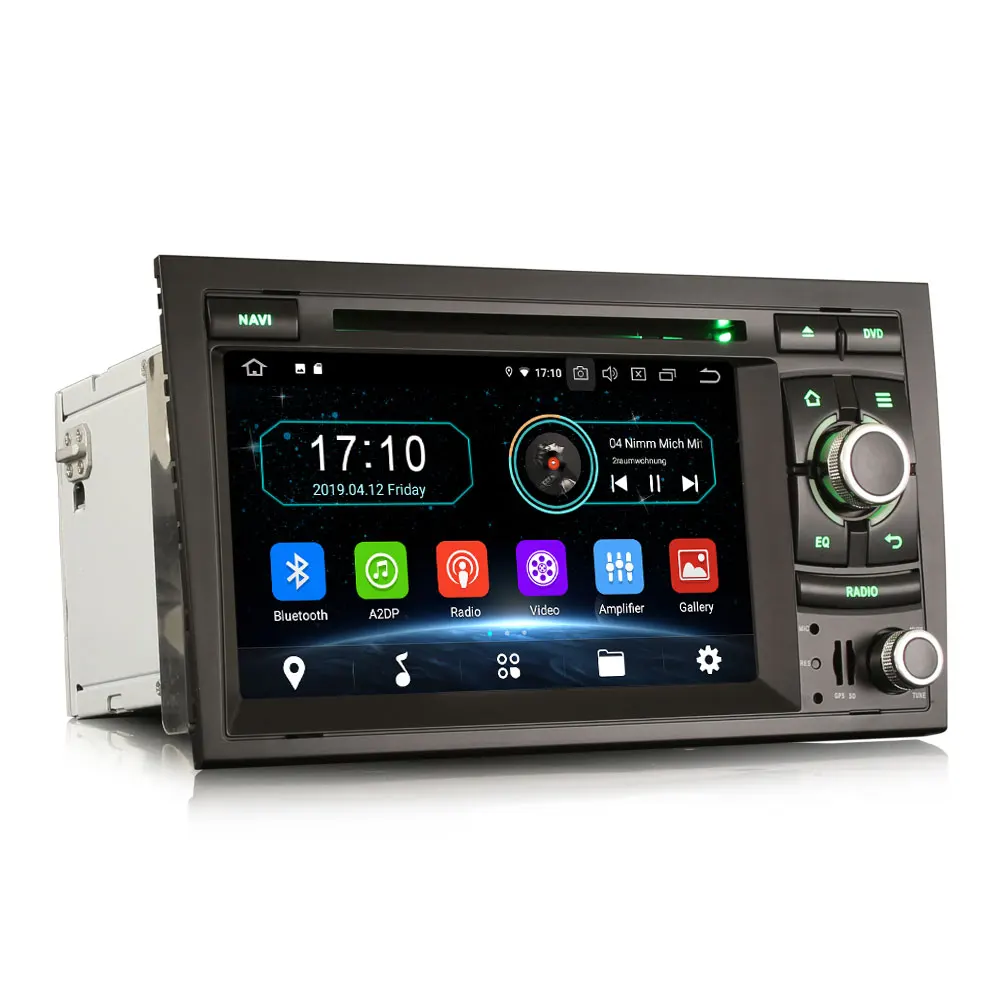 Flash Deal 7" Android 9.0 Pie OS Car DVD Multimedia Navigation GPS Radio for Seat Exeo 2008-2013 with External DAB+ Receiver Box Support 4