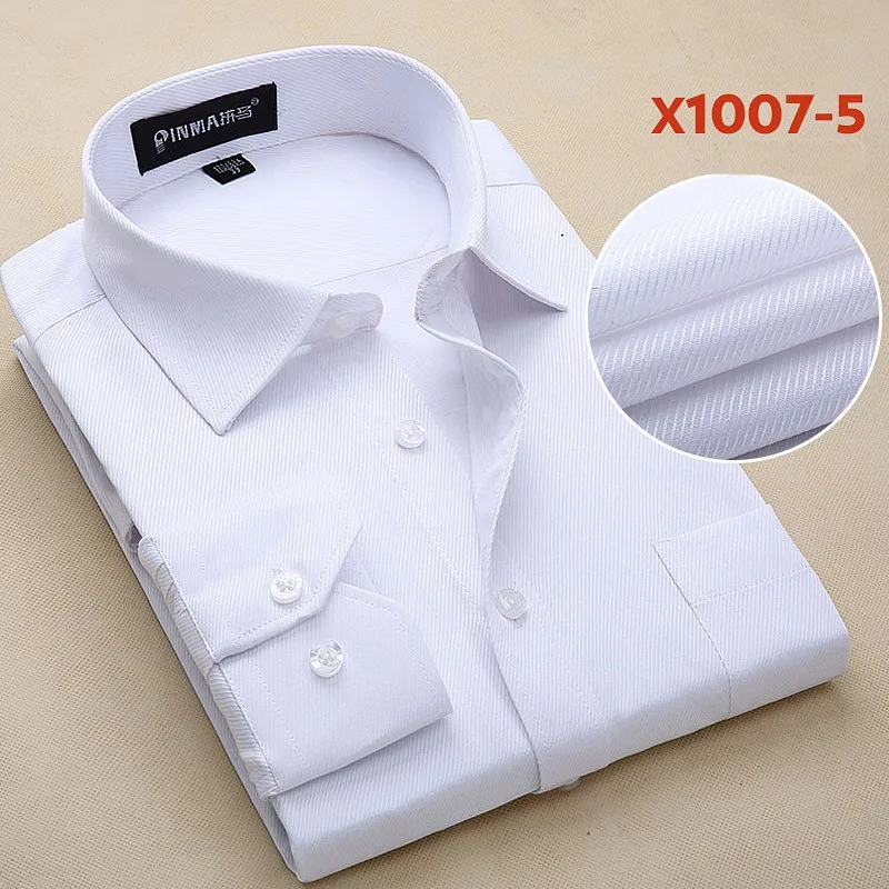 PINMA X1007 Весна Большие размеры 6XL Для мужчин формальные с длинным рукавом Slim fit высокое качество работы рубашки Мужская модная рубашка социальных Повседневное футболки