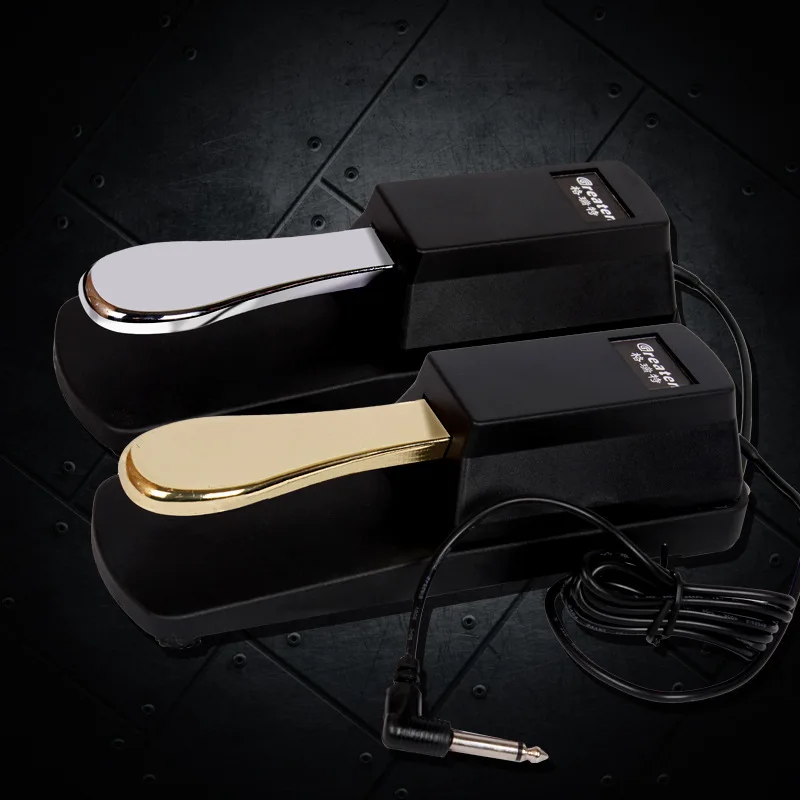 

Keyboard Electric Piano Synthesizer MIDI Keyboard Sustain Pedal Musical Instrument Universal Auxiliary Metal Sustain Pedal