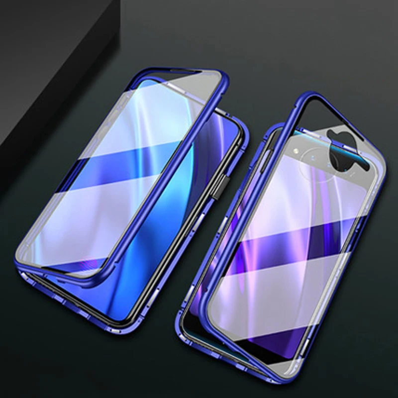 Магнитная Адсорбция металлическая крышка для Vivo Nex телефонные чехлы Магнето закаленное стекло крышка для Vivo Nex VivoNex V1821A чехол оболочка