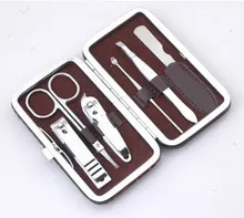 5Set Pedicure Set Tool 6pcs/set Nail Clipper Kit Nail Care Set Pedicure Scissor Tweezer Knife Ear pick Utility Manicure Set Tool 12 in1 manicure set stainless nail clipper kit nail care set nail clippers cuticle grooming kit utility manicure set tools