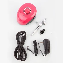 Распылитель краски аэрограф 0,2/0,3/0,4 мм двойного действия Аэрограф Комплект компрессор Портативный для дизайна ногтей тату торт