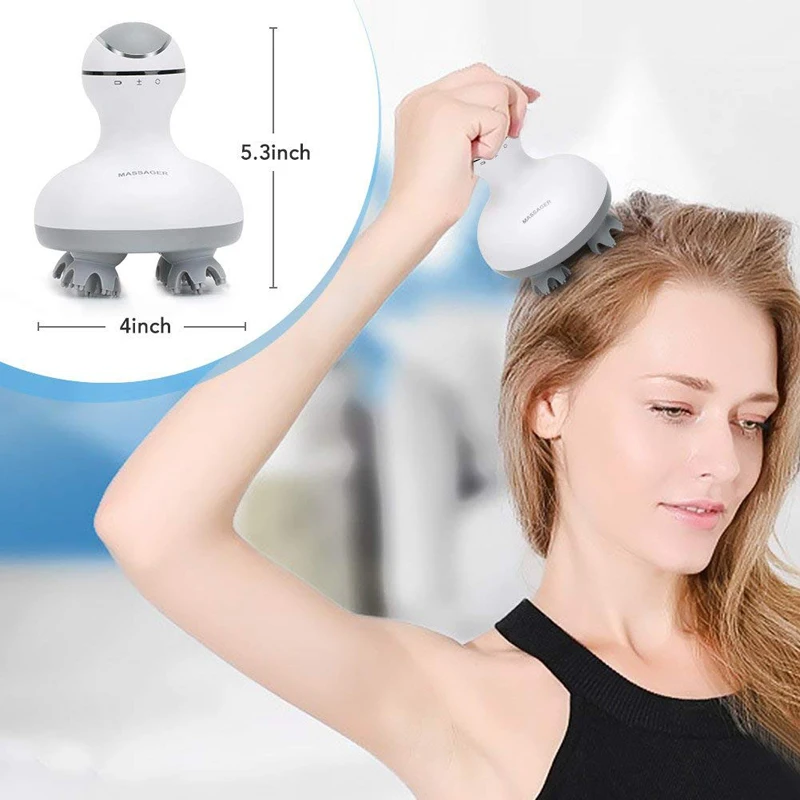 Smart 4D Head Massager Electric Head Scalp Massager Pressure Points To Relieve Stress Promote Blood Circulation Hair Growth