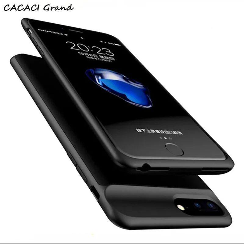 

5000mah Battery Charger Phone Case For iPhone 7 8 Wireless Power Bank Ultra Thin External Backup Battery Case for iphone 6s 6
