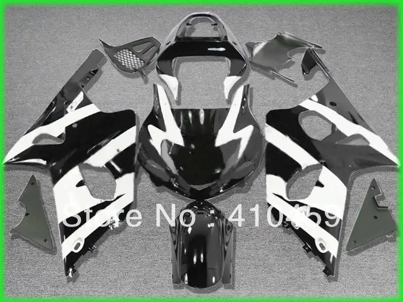 

HOT!! Fairing kit for SUZUKI GSXR1000 GSX-R1000 GSXR 1000 K2 00 01 02 2000 2001 2002 WHITE black ABS Fairings set SA33