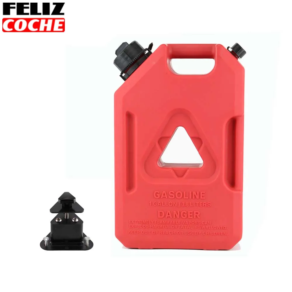 1 Gallon 3.8L Fuel Tank JerryCan Petrol Cans Gasoline Oil Box wtih
