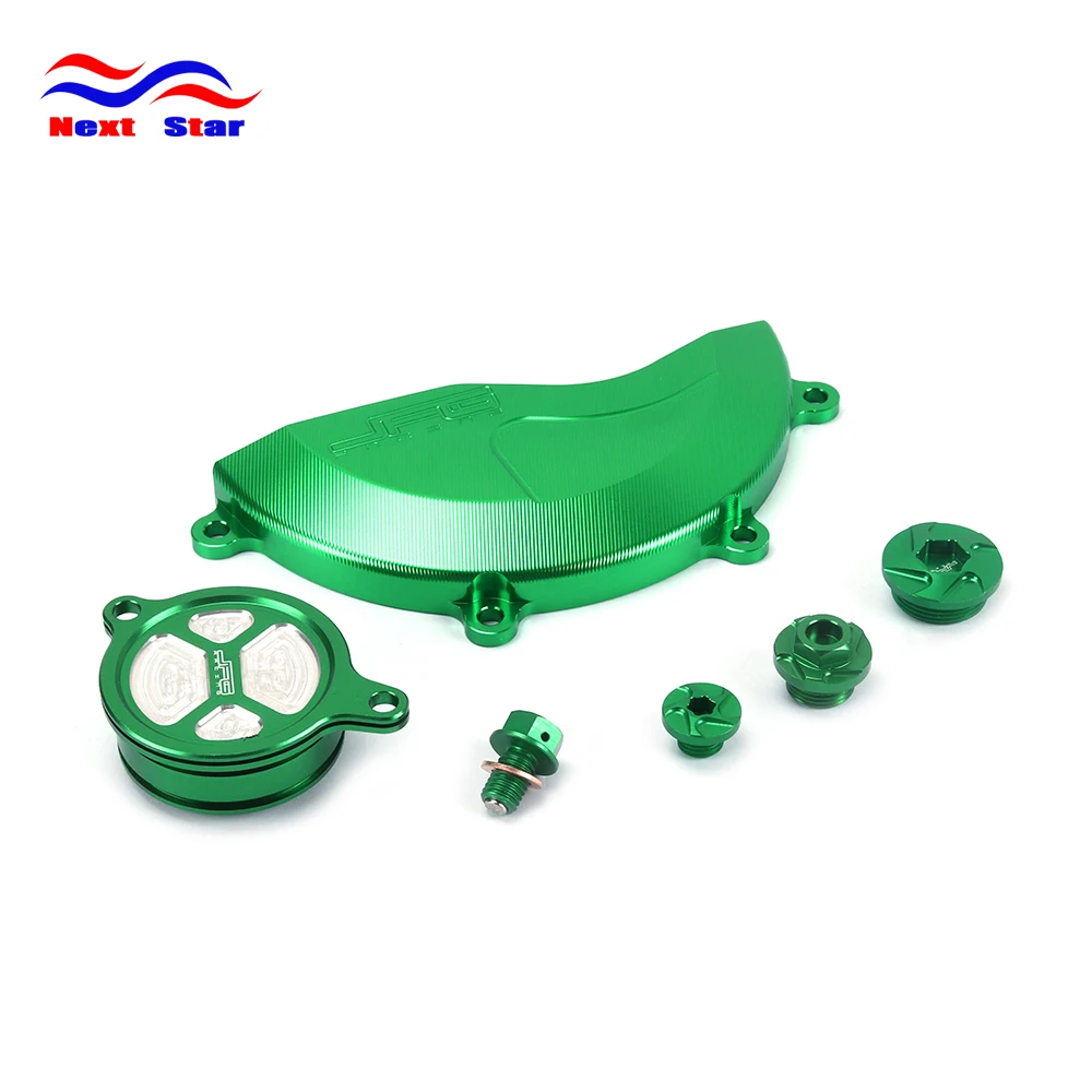 

Engine Protective Cover Guard Oil Discharge Filter Cap Screw Timing Plug Cover Screw For KAWASAKI KXF450 KXF 450 2006-2015