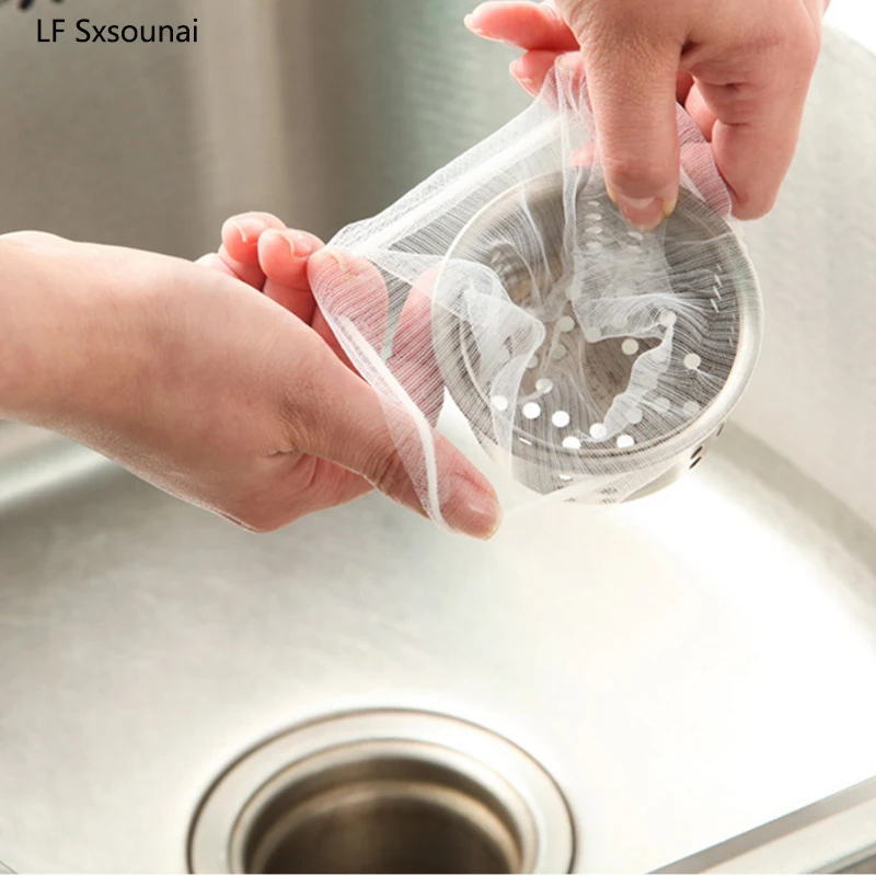 

LF Sxsounai 30pcs Sink Drain Filter Bathtub Hair Catcher Stopper Trapper Drain Hole Filter Strainer for Bathroom Kitchen Toliet