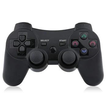 

For PS3 Wireless Controller Bluetooth SIXAXIS Double Shock Gamepad Joystick Controller for Playstation 3 with Charger Cord