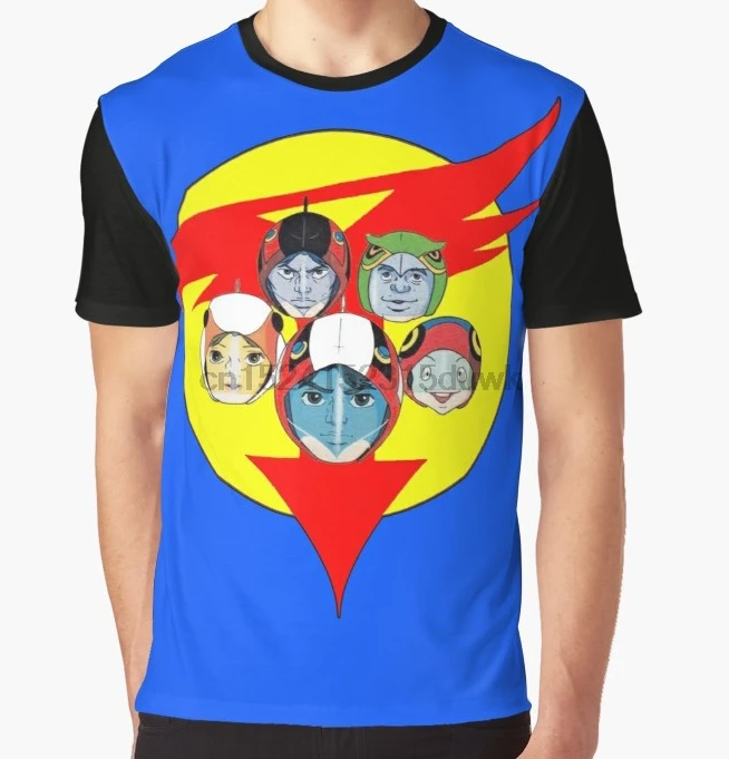 

All Over Print T-Shirt Men Funy tshirt Battle of the Planets aka Gatchaman Team Graphic Tops Tee women t shirt
