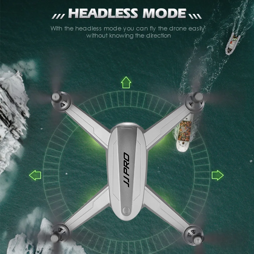 (Total 2 batteries) JJPRO JJRC X5 EPIK FPV RC Drone with 1080P Camera 5G Wifi GPS Follow Me Altitude Hold RC Quadcopter