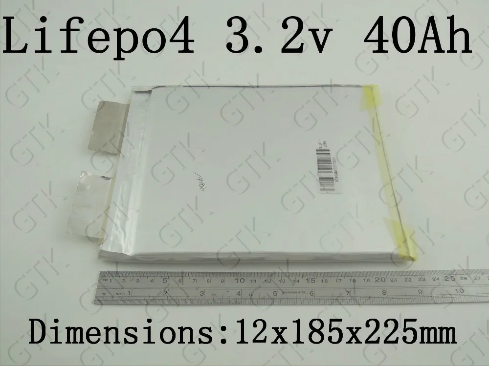 Lifepo4 40ah 3 2 V литиевая батарея электрический велосипед 48 v с бесплатными винтами