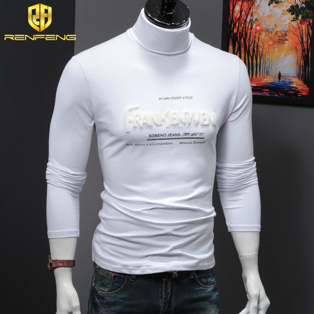 long sleeve top for men underwear warm shirt 2018 t shirts winter thermal clothing christmas jumper undershirts pullover mens (2)
