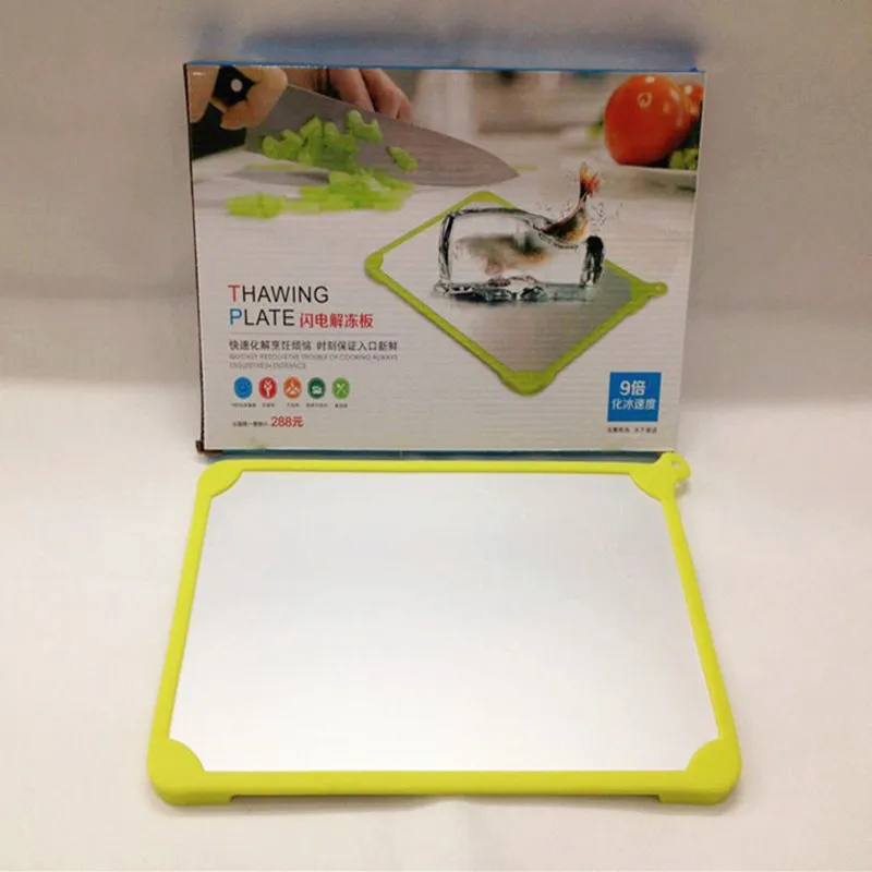 Fast Defrosting Tray for Frozen Food Thawing Plate Defrost Meat/Frozen Food Quickly without Electricity Microwave Fast Defrosting Tray for Frozen Food Thawing Plate Defrost Meat/Frozen Food Quickly without Electricity Microwave