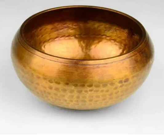 

Antique bowl to the copper bowl bowl Buddha Nepal Buddhist meditation decoration bronze factory outlets