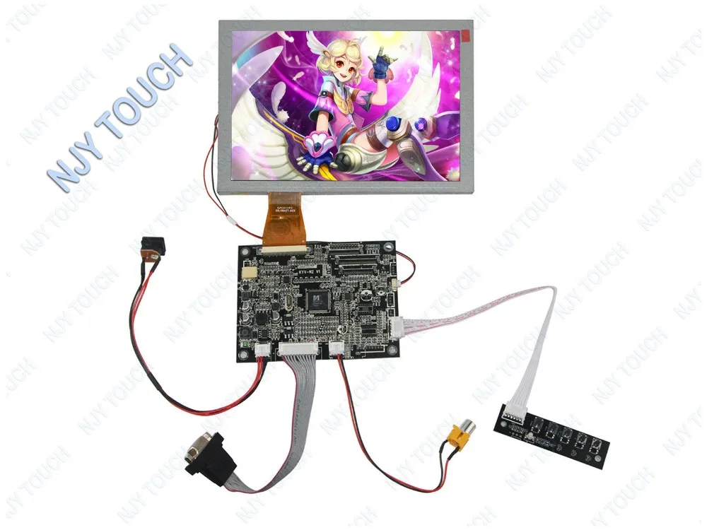 

New 8 inch AUO A080SN01 V0 800x600 LCD Screen Panel Plus VGA AV Controller Driver Board kit
