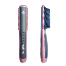 2 в 1 электрическая плойка выпрямитель для волос щетка Анти Ошпарить PTC быстрый нагрев безопасный керамический выпрямитель для волос гребень KD388A