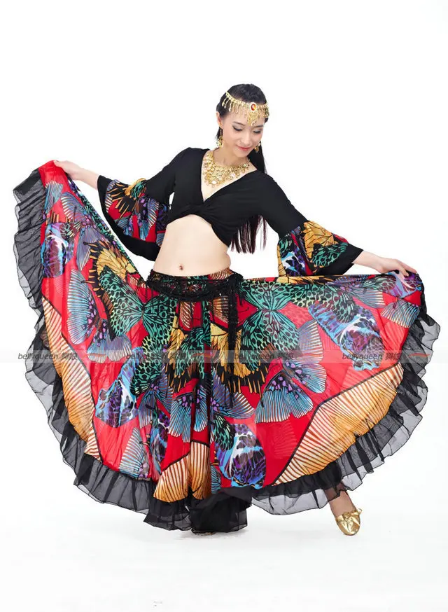 Romany Flower Skirt Belly Dance Skirt 23Meter x 720in Belly Dancing