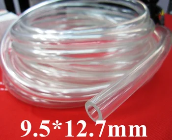

KOOLASON 9.5*12.7mm 10*13mm Computer Water Cooling Radiating Dedicated pipes transparent Smooth PVC hose Soft tube Water pipe