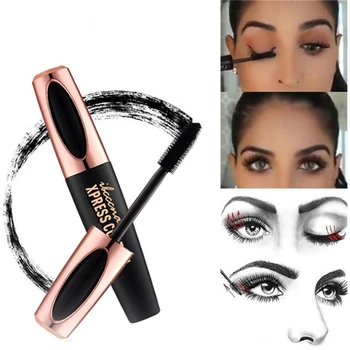 

Mascara waterproof, sweat proof, thick volume, warped, slim, no fading and no smudging 4d mascara beauty makeup