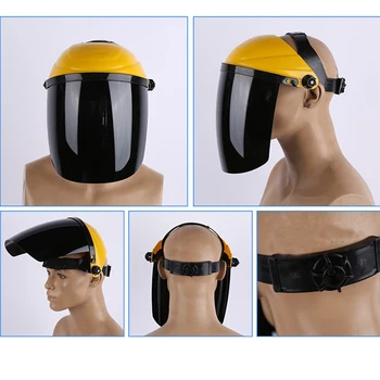 

New Work Protective Face Masks Plexiglass & PC Anti-shock Anti-splash Mask For Working Welding Cooking Safety Equipment