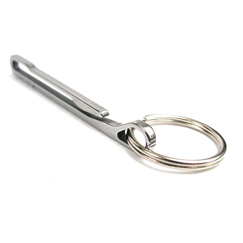 DIY EDC Pocket Key Organize Fashion Sliver Money Wallet Clips Metal Key