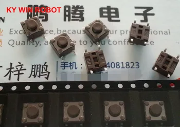 

20pcs/lot Taiwan DTSM-62N-V-T/R Tact Switch 6*6*5 Button DIP 4 pins High temperature resistance Micro Button For DIPTRONICS