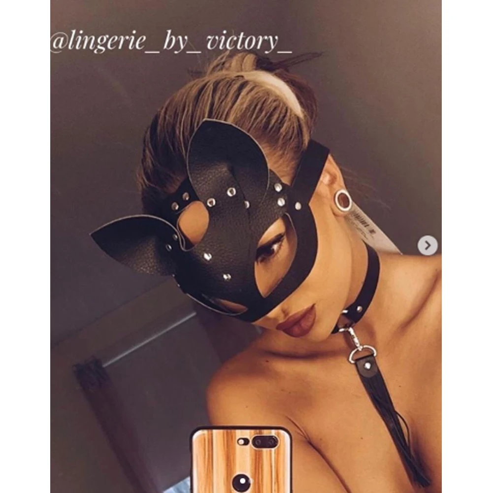 Женская сексуальная маска для косплея с половинными глазами, Кожаная маска для лица, кошки, Маскарадная маска для взрослых, маскарадный мяч, карнавальные Необычные маски Бэтмена