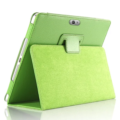 Чехол-накладка для samsung Galaxy Note 10," 2012 модель планшета GT-N8000 N8000 N8010 N8020 из искусственной кожи на магните откидная подставка - Цвет: N8000 N8010 Green