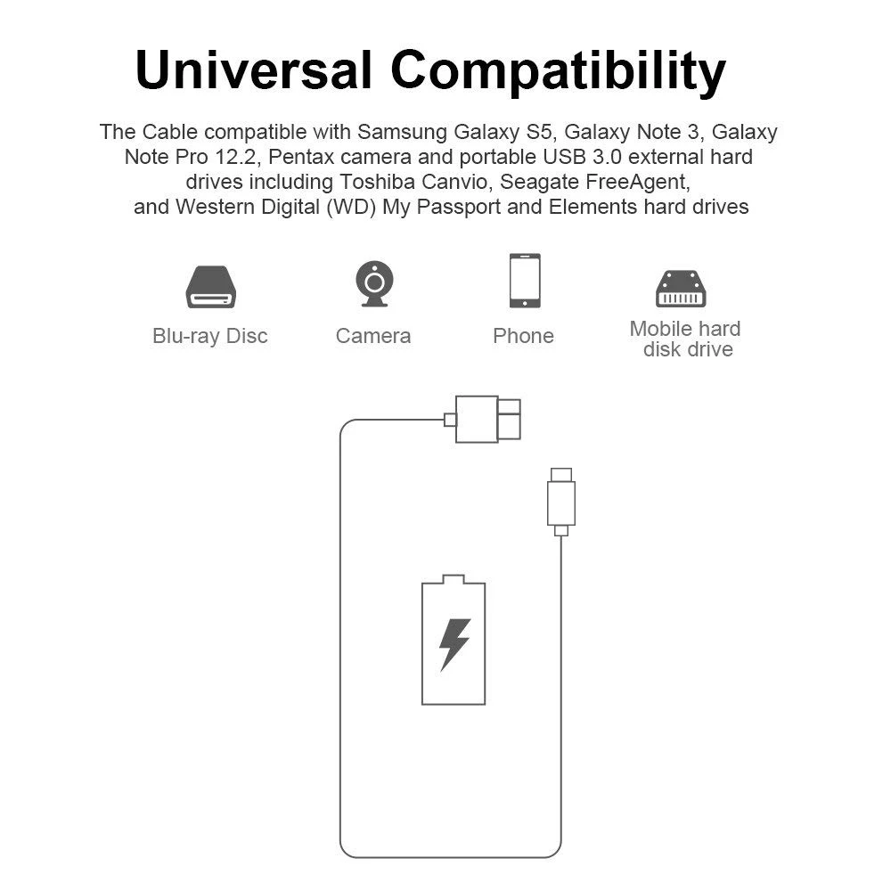 USB 3,0 type A Micro B USB3.0 кабель синхронизации данных для внешнего жесткого диска HDD samsung S5 type-C жесткий диск Micro B USB C кабель