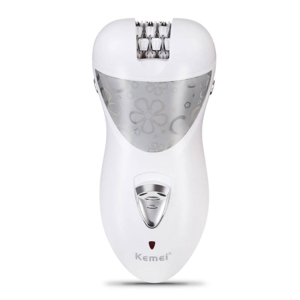 

Kemei Women Epilator 3 in1 Rechargeable Electric Epilator Callus Hair Remover Cordless Lady Shaver Depilatory Face Bikini Leg