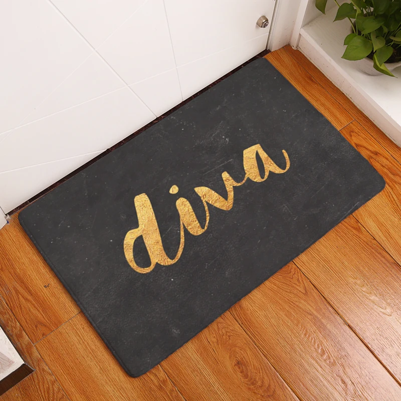 2017 New Home Decor English Word Carpets Non slip Kitchen Rugs for Home