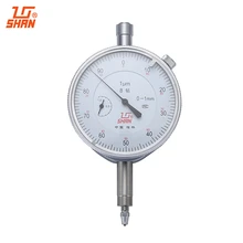 Promo offer SHAN Dial Indicator 0-1mm/0.001mm Dial Gauge Dial Test Indicators Shockproof Micrometer Caliper Measuring Tools