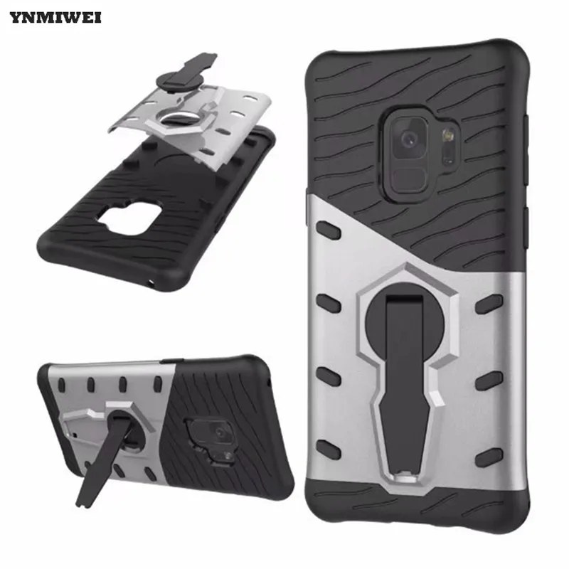 YNMIWEI Armour чехол для Samsung Galaxy S9/S9 Plus TPU противоударный телефона S9 360 Вращающийся