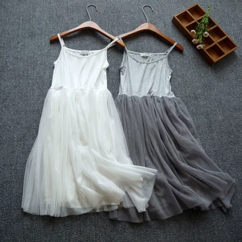 

New Sexy Spaghetti Strap Patchwork Mesh Dress Spring Summer Women Modal Lace Gauze Dress Basic Sundress Party Vestidos