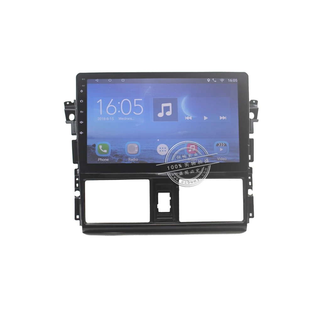 Sale HACTIVOL 10.1" Quad core car radio for Toyota Vios 2014-2016 android 7.0 car DVD player gps navi with 1G RAM 16G ROM wifi map 1