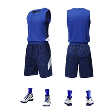 Новинка, Детский Мужской баскетбольный спортивный костюм, спортивный костюм с карманами, дышащая баскетбольная форма для команды