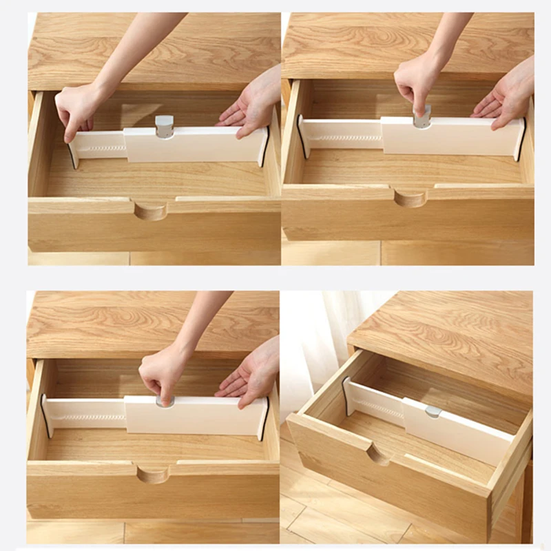Dresser Drawer Organizers Expandable Drawer Storage Divider For Bedroom Closet Kitchen Storage Adjustable Clapboard Partition