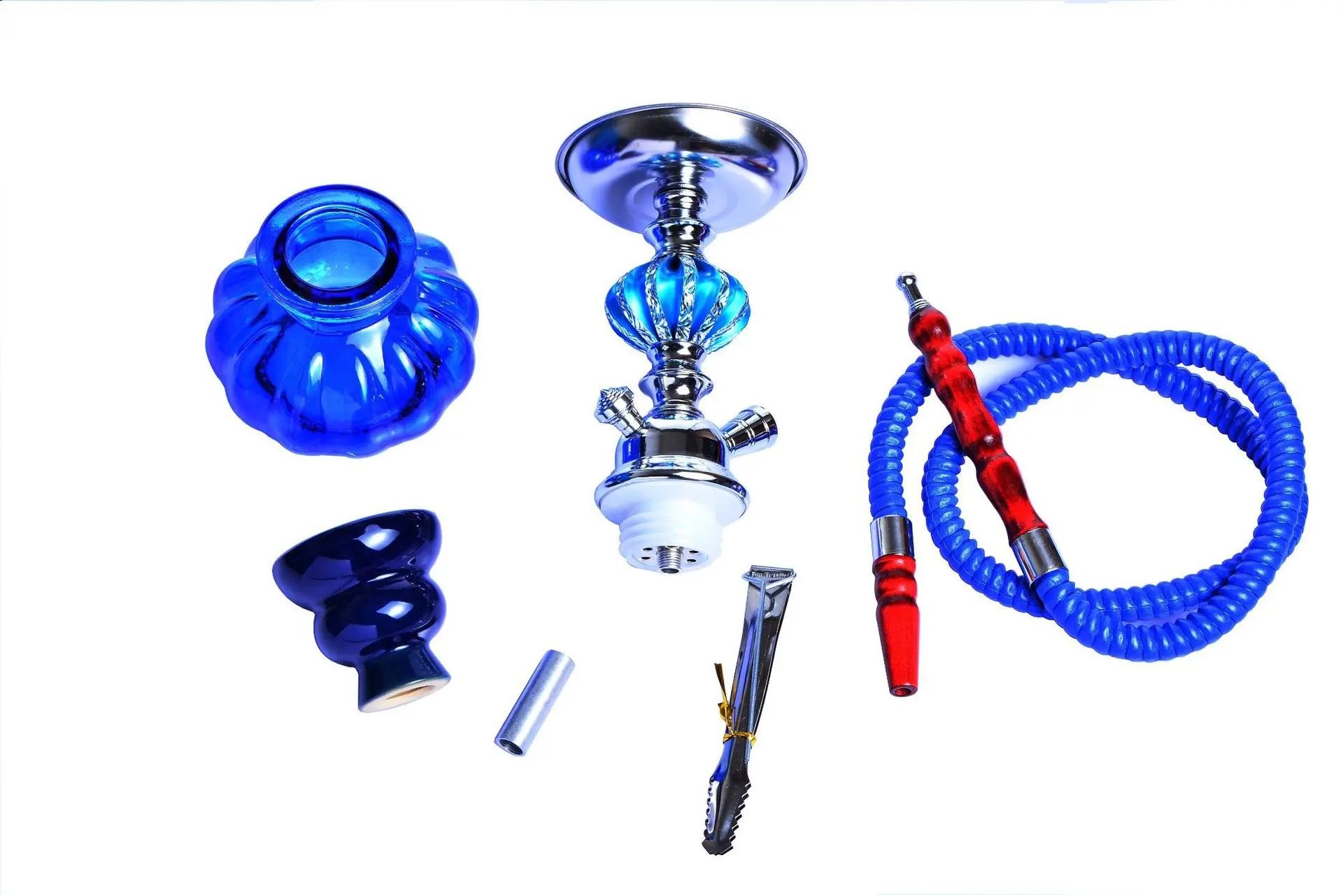 Portable Travel Hookah Small Shisha Pipe Set Nargile Chicha with Narguile Hose Bowl Tongs Charcoal Tray Shisha Accessories