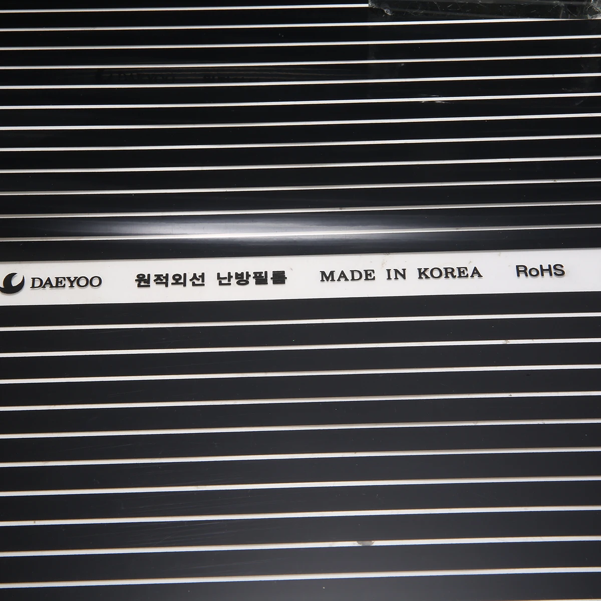 50cmx2m 220V Electric 60 Degree C Home Floor Infrared Underfloor Heating Warm Film Mat Pads Mayitr