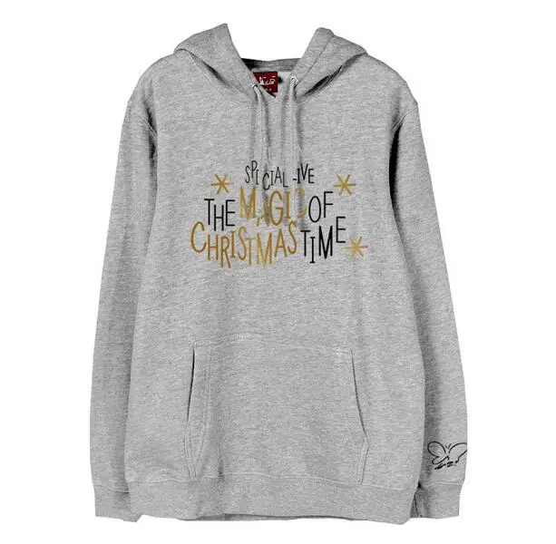 Модные пуловеры флисовые толстовки для девочек с принтом taeyeon the magic of christmas time|fashion