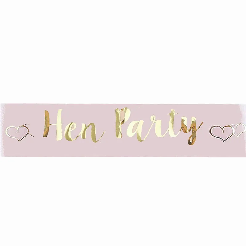 Pink Hot Stamping Bride Etiquette With Bride To Be Sash Bachelor Party Bridesmaid Team Bride Shoulder Strap Girl Beautiful Charm (1)